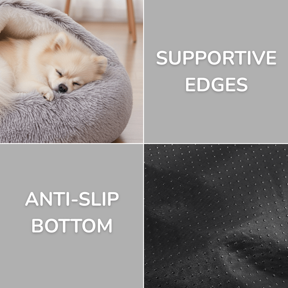 Cozy Plush  Pet Cave Bed