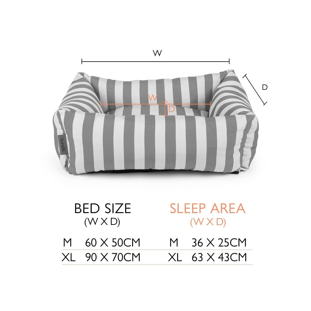 Amalfi Striped Box Bed