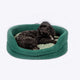 Sherpa Fleece Green Herringbone Slumber Bed
