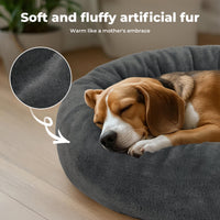 Small Dog Bed Donut Cushion Calming