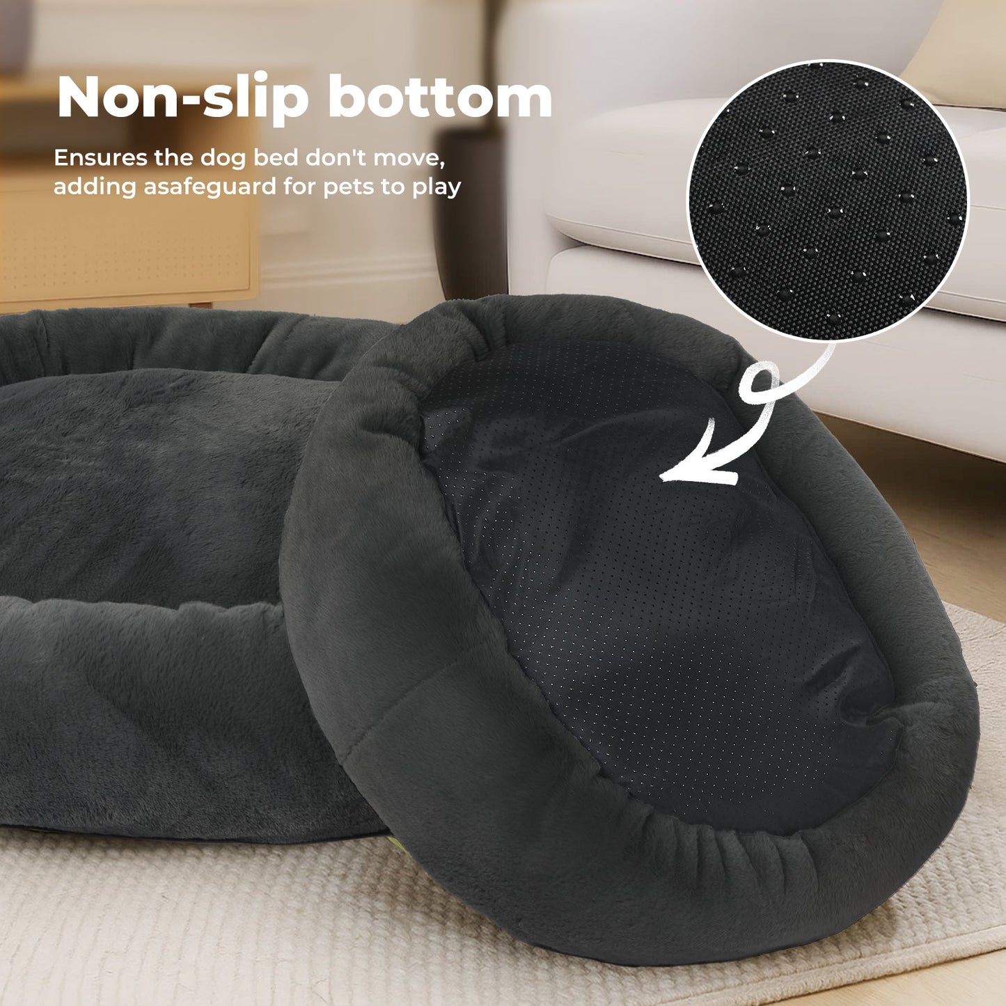Small Dog Bed Donut Cushion Calming