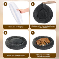Small Dog Bed Donut Cushion Calming