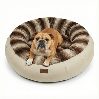 compare product Luxury Deluxe Donut Dog Bed