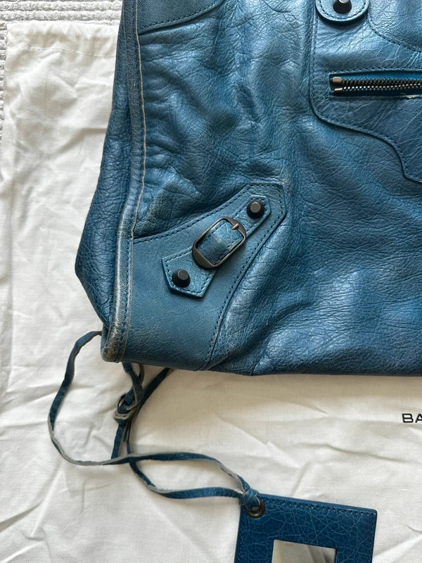 Balenciaga city bleu