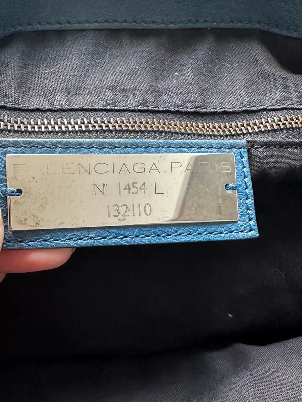 Balenciaga city bleu