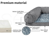 Joint & Spine Support Large Dog Bed,Roomy Soft Foam Mattress